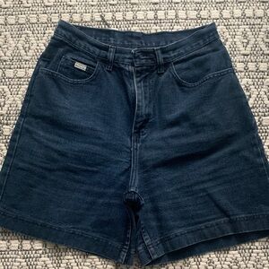 Vintage Riders by Lee Dark Blue Jean Shorts